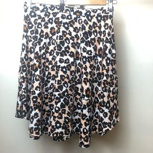 H&M Leopard Print Skirt